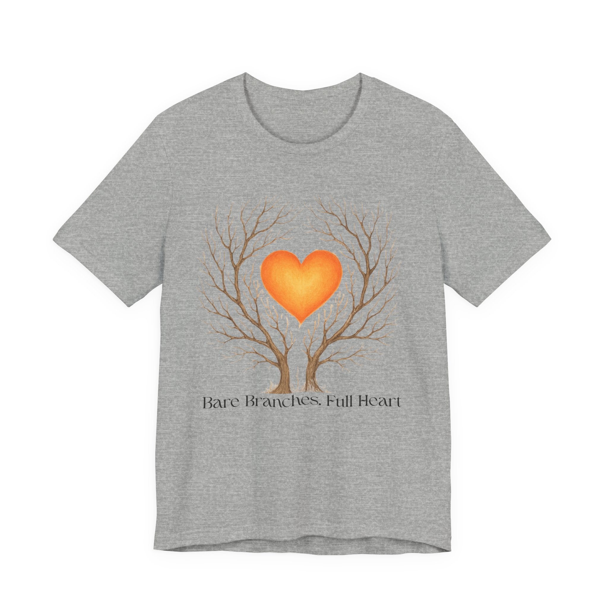 Heart Tree Unisex Jersey Tee - Inspiration & Nature Design