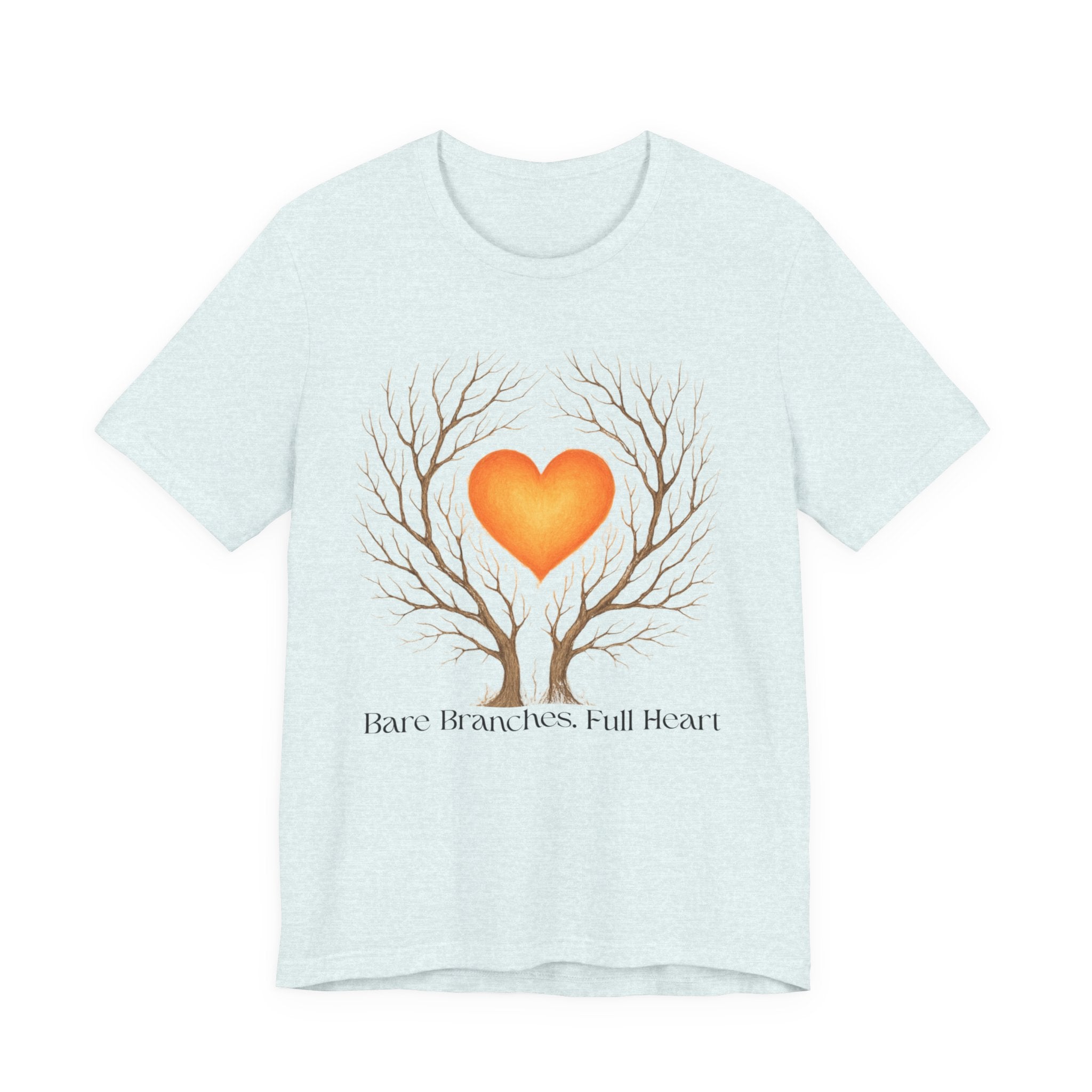Heart Tree Unisex Jersey Tee - Inspiration & Nature Design