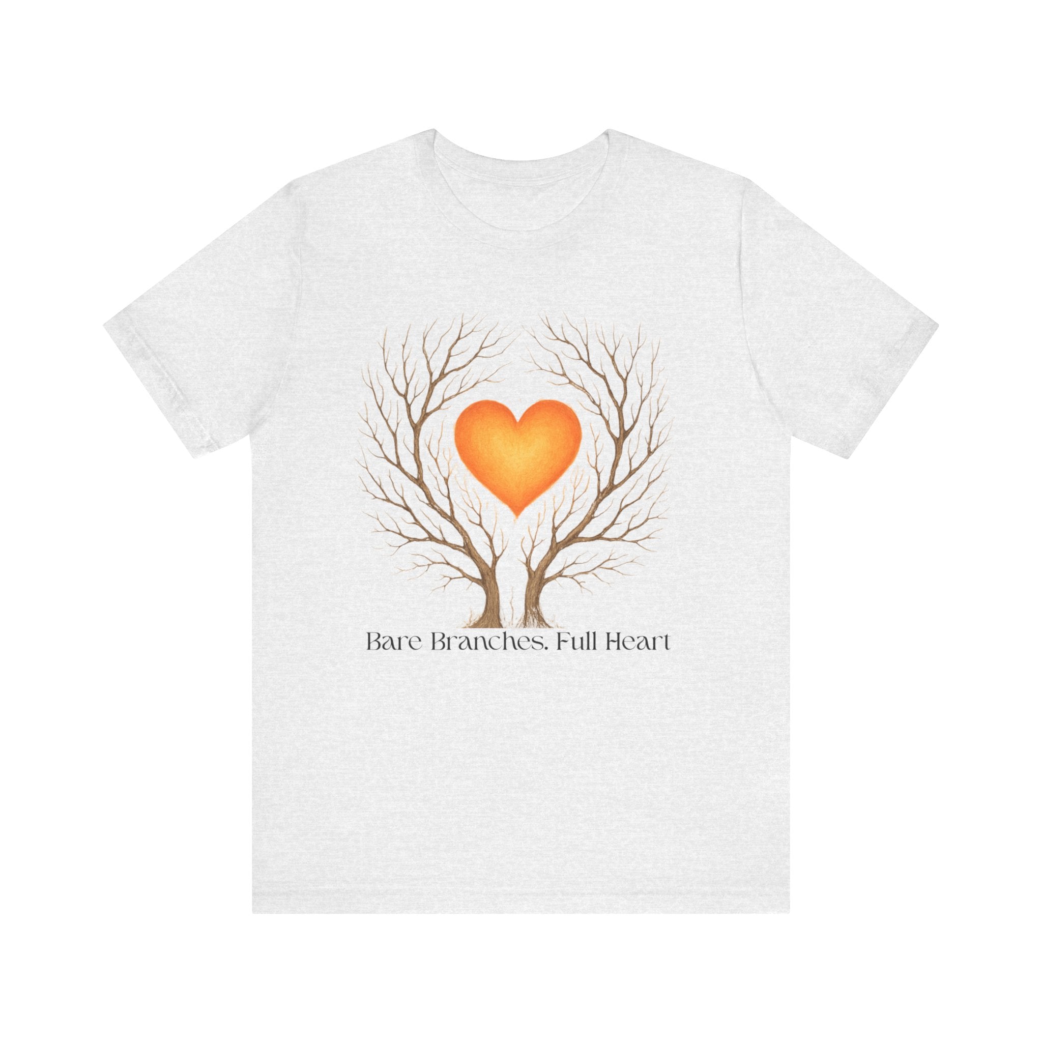 Heart Tree Unisex Jersey Tee - Inspiration & Nature Design