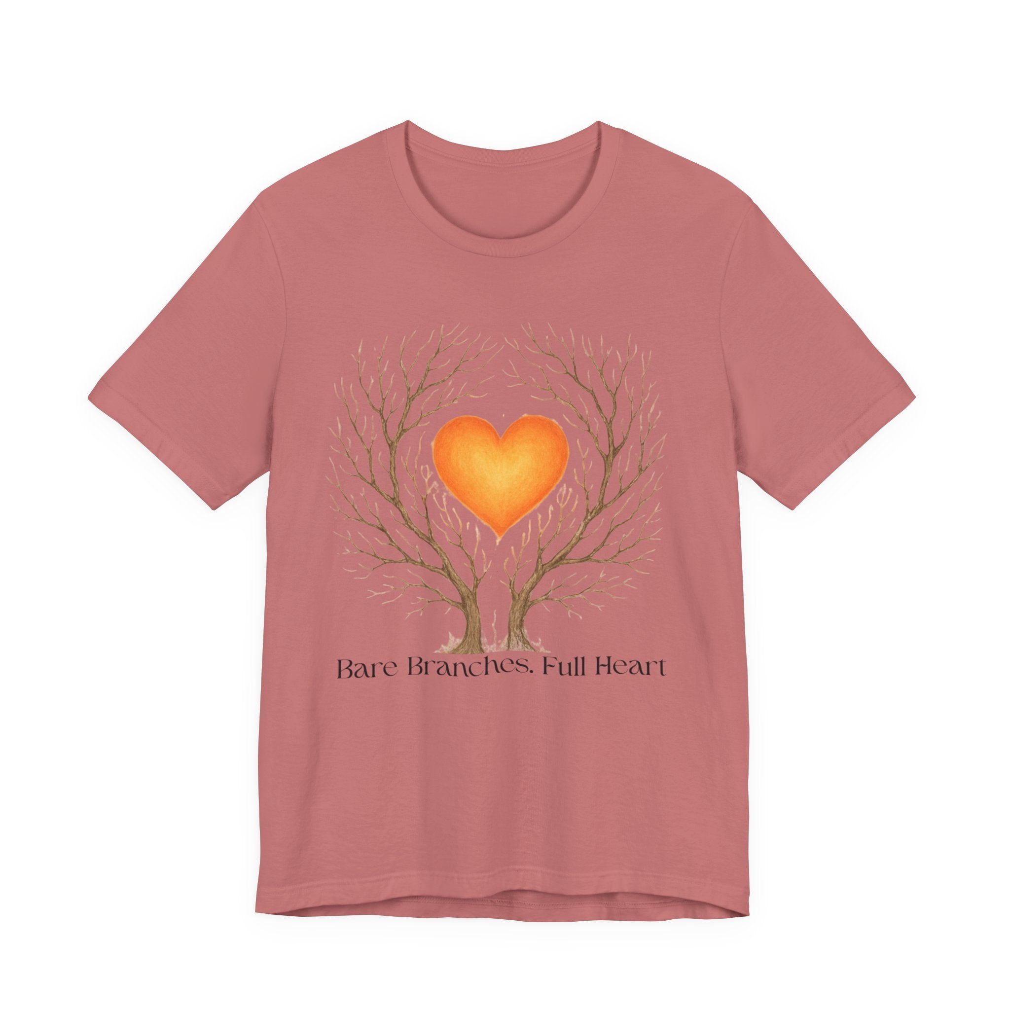 Heart Tree Unisex Jersey Tee - Inspiration & Nature Design