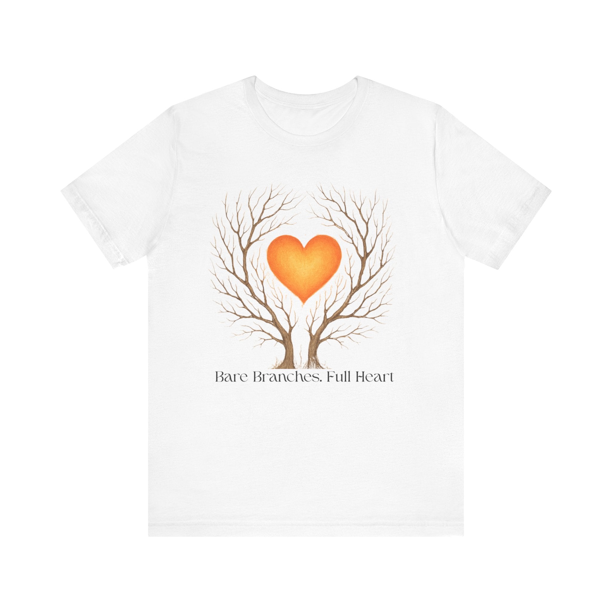 Heart Tree Unisex Jersey Tee - Inspiration & Nature Design