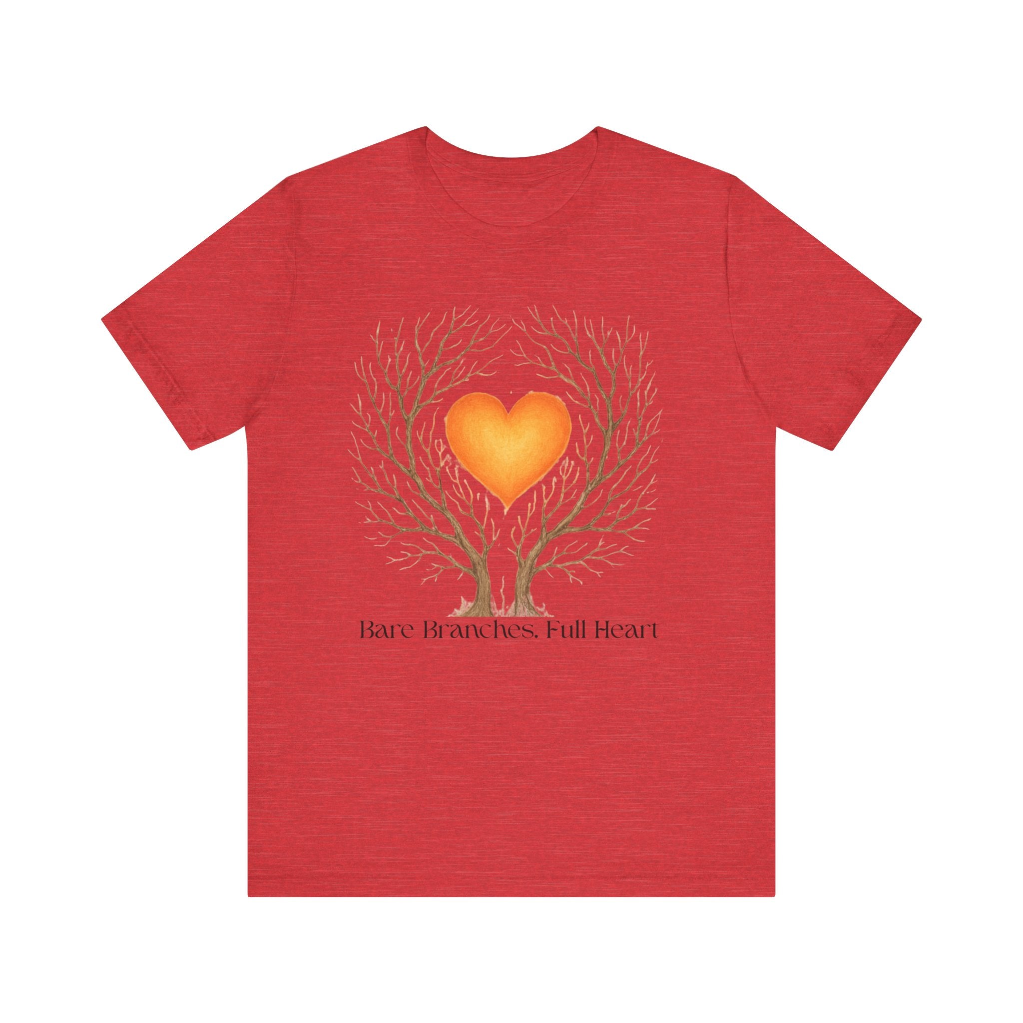 Heart Tree Unisex Jersey Tee - Inspiration & Nature Design