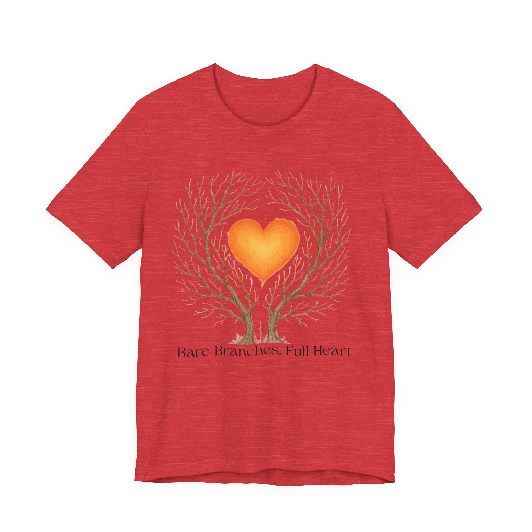 Heart Tree Unisex Jersey Tee - Inspiration & Nature Design